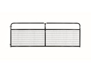 TG 12 FT WIRE FILLED BLACK GATE