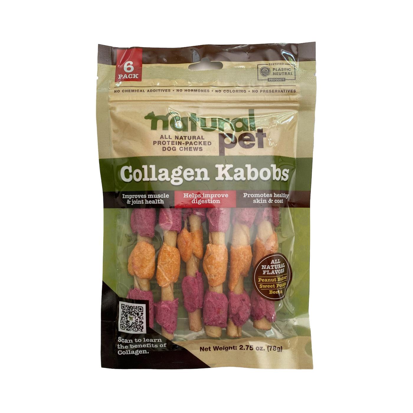 NATURAL PET COLLAGEN KABOBS 2.75