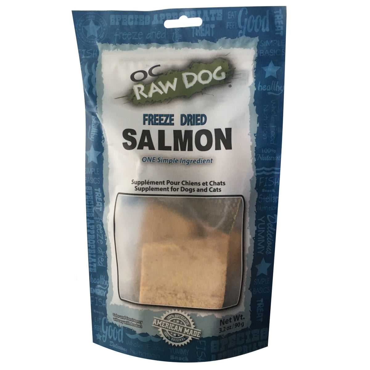 OC RAW DOG FRZ DR SALMON 3OZ