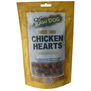 OC RAW DOG FRZ DR CKN HEART 4OZ