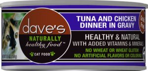 DAVES TUNA CHICKEN GRVY 3OZ CAT