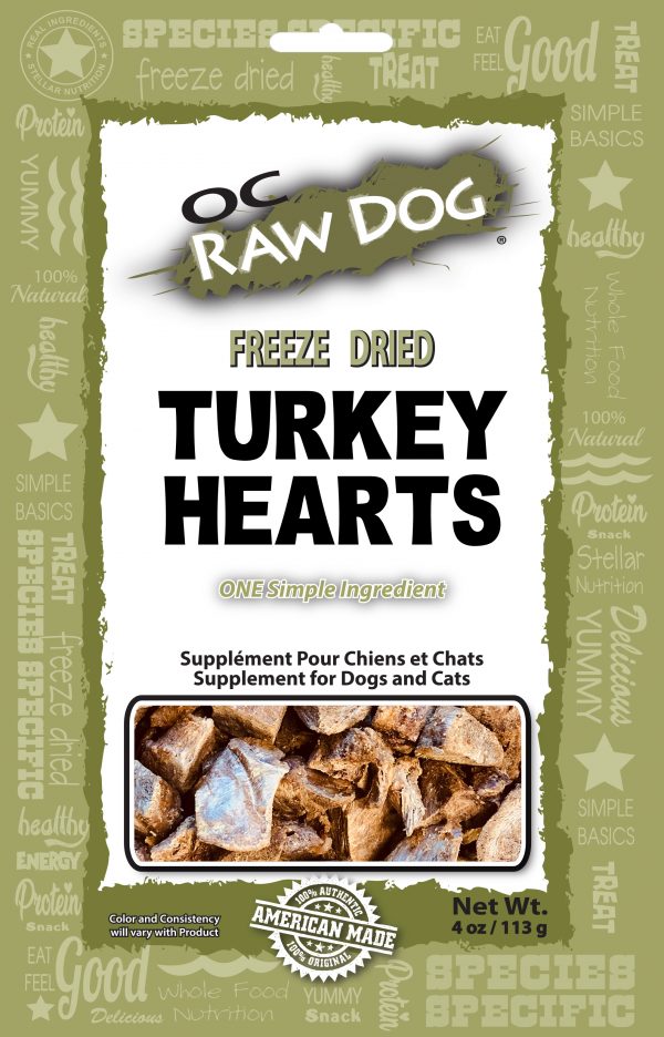 OC RAW DOG FRZ DR TKY HEART 4OZ