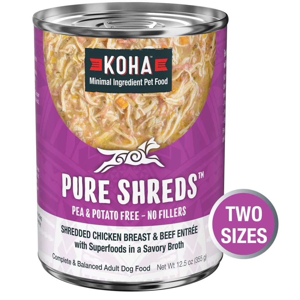 KOHA SHREDS CKN/BEEF 12.5OZ