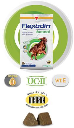 VETOQUINOL FLEXADIN ADV CHEW 60