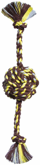 FLOSSY FIST BALL W/ ROPE 25IN