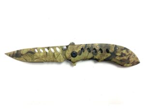 KNIFE 8.5" CAMO SERRATED