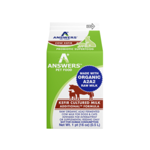 ANSWERS RAW FRZ COW MILK 1PT