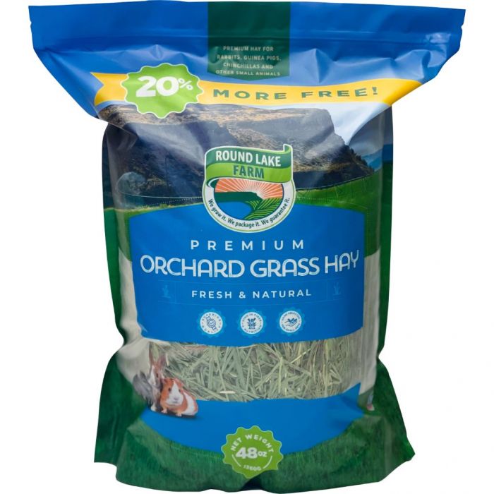 ROUND LAKE ORCHRD GRASS HAY 48OZ