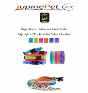 1/2" DOG LEASH ORNG-DMND 4FT