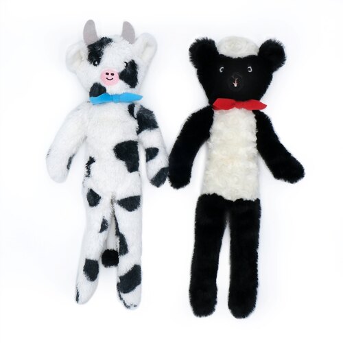 ZIPPY FLUFFY PELTZ SHEEP & COW
