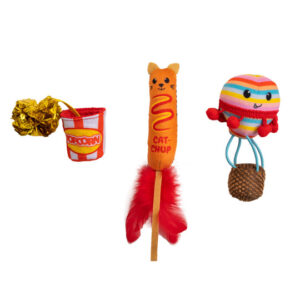 CATSTAGES PAWTRY CAT TOY 3PK