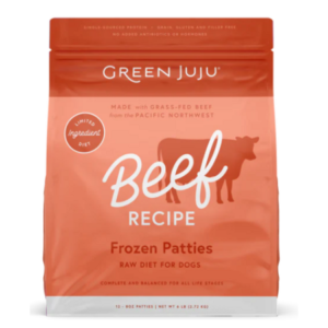 GREEN JUJU FROZEN BEEF PATTIE 6#