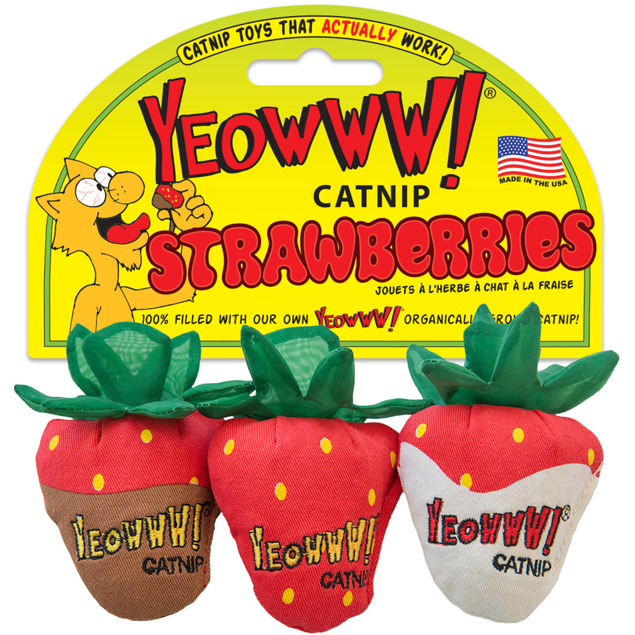 YEOWW STRAWBERRY TOY 3PK