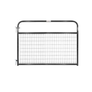 TG 6 FT WIRE FILLED BLACK GATE