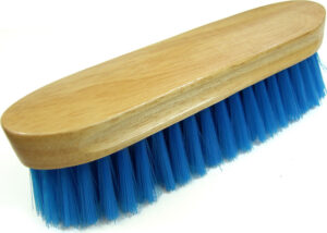 BEDFORD HORSE BRUSH BLUE 9X2.5IN