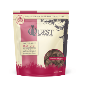 STEVES CAT QUEST BEEF NUG 2#