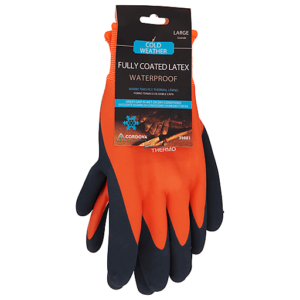 GLOVE COLD SNAP ORNG LG CORDOVA