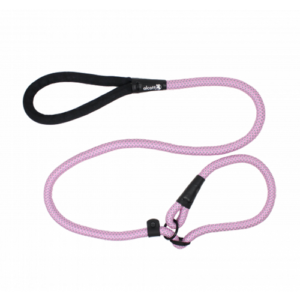 AL ROPE SLIP LEASH LG PINK