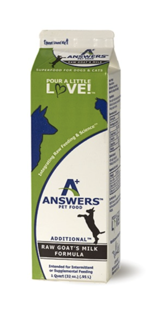 ANSWERS ADD GOAT MILK 1QT