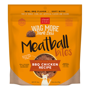 WAG MORE BBQ CKN MEATBALL 14OZ