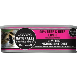 DAVES CAT GF 95% BEEF 5.5OZ