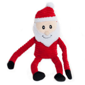 ZIPPY HOLIDAY CRINKLE SANTA LG