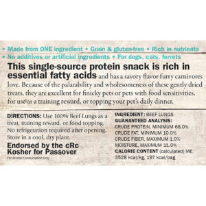 EVG FZD BEEF LUNG 2OZ