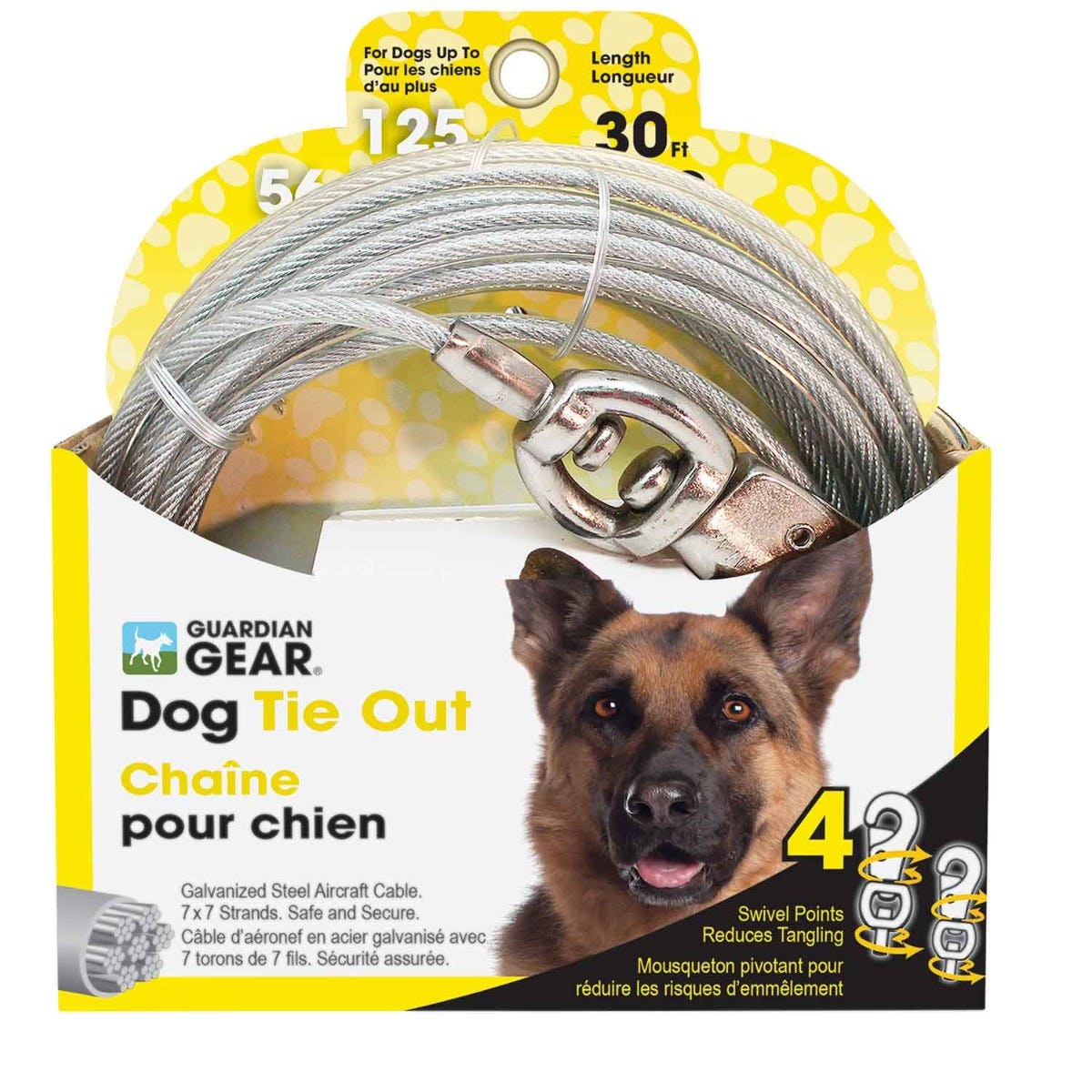 TIE OUT CABLE 30' X-LARGE