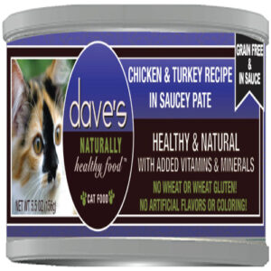 DAVES SAUCEY CKN TKY 5.5OZ CAT