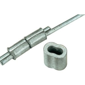 ALUMINUM CRIMP SLEEVE BAG OF 25