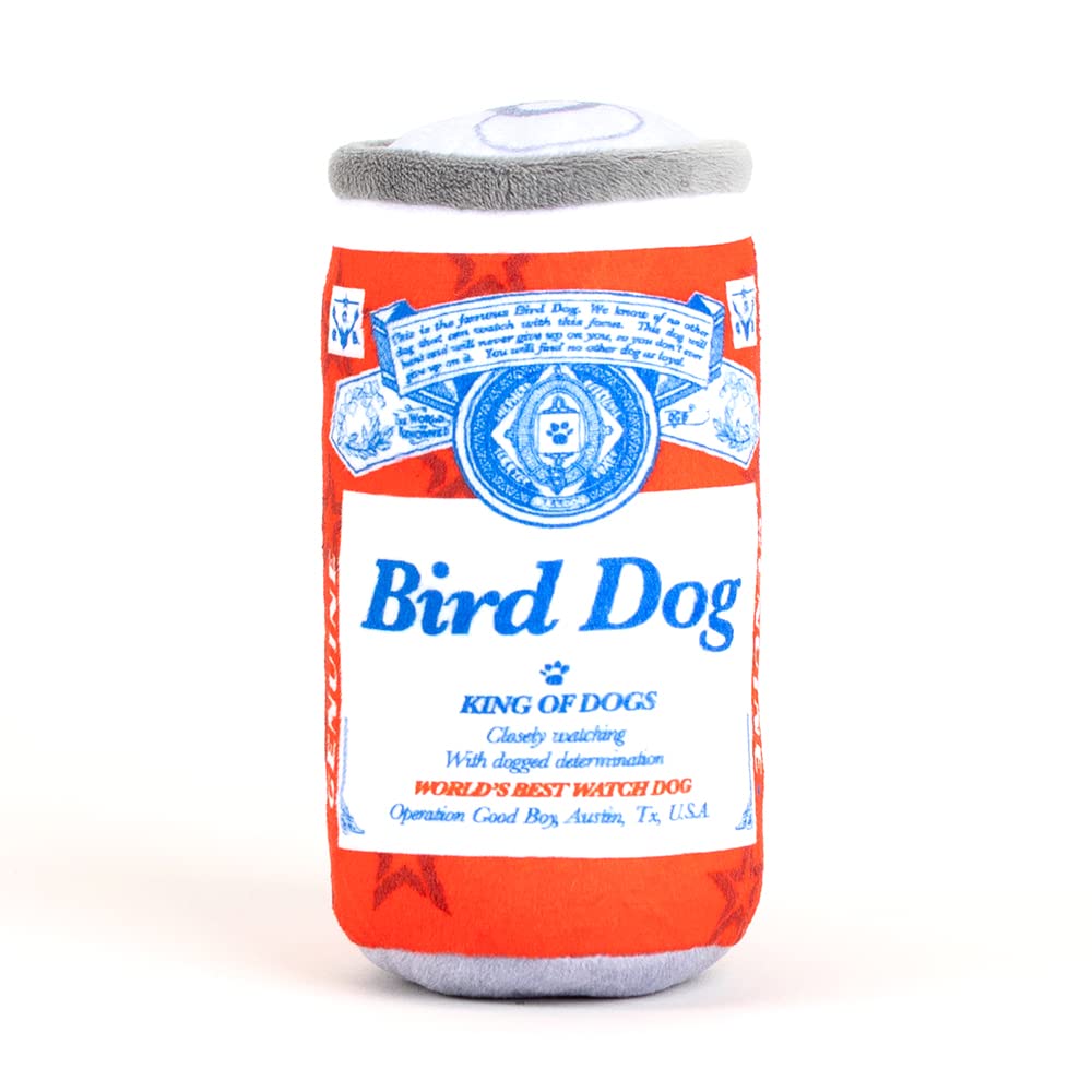 OGB BEER CAN PLUSH DOG TOY