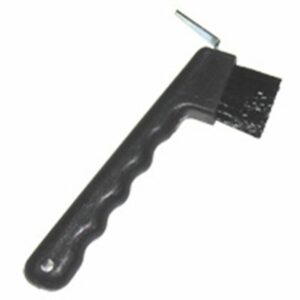 HOOF PICK W/ BRUSH BLUE AGRI PRO