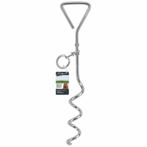PET TIE OUT STAKE CORKSCREW 16"
