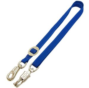 NYLON CROSS TIES BLUE