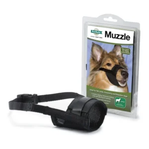 PETSAFE PADDED MUZZLE LG BLACK