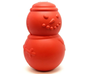 SNOWMAN TREAT DISPENSER LG RED