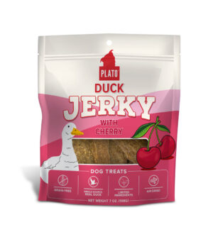 PLATO JERKY DUCK CHERRY 7OZ