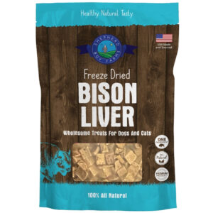SBF FRZ DRIED BISON LIVER 3OZ