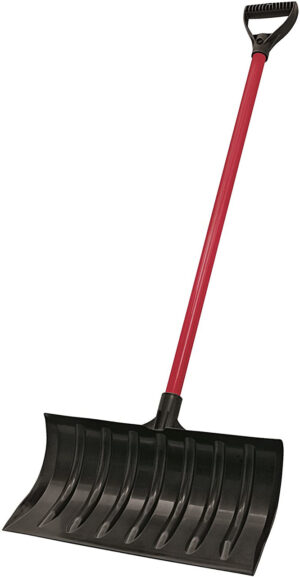 SNOW SHOVEL 18" POLY W STEEL HND
