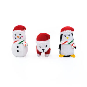 ZIPPYPAWS MINIZ XMAS ANIMALS 3PK