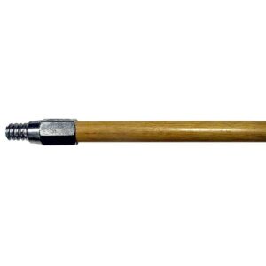 WOOD HANDLE W METAL FERRULE 60"