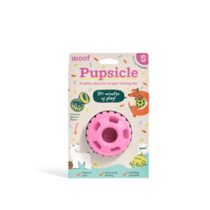 WOOF PUPSICLE BDAY PINK SM