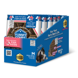 YUM COMBS 1PK FISH & EGG MD