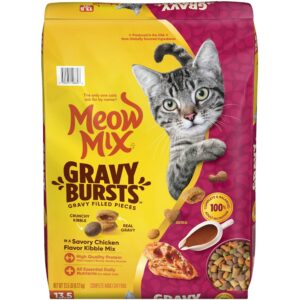 MEOW MIX GRAVY BURST CKN 13.5#