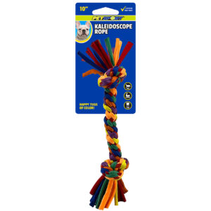 PET SPORT KALEIDOSCOPE ROPE 10"