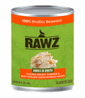 RAWZ HUNK CKN PUMPKIN 10OZ