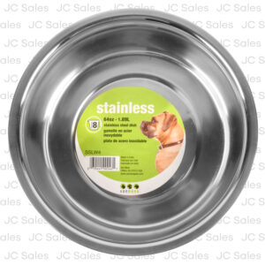 VAN DISH SS BOWL LG 64OZ