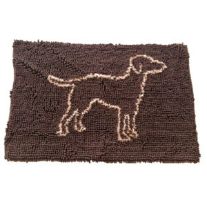 SPOT CLEAN PAWS MAT 35X24 TAN