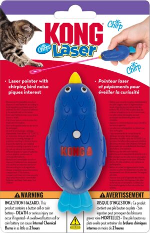 KONG LASER CHIRPS BIRD CAT TOY
