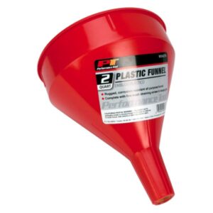 2QT PLASTIC FUNNEL RED